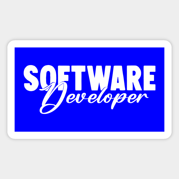 Software Developer Magnet by Horisondesignz